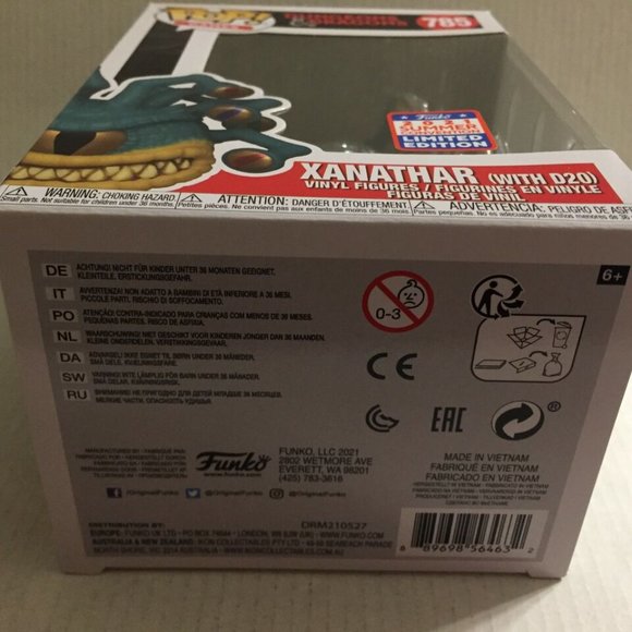 NEW 2021 Funkon Exclusive Dungeons & Dragons Xanathar with D20 Figure #785 - Picture 8 of 8